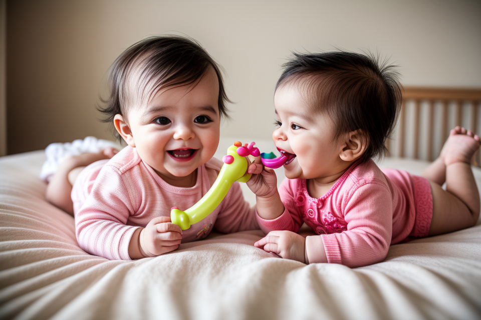 When do babies typically stop using teething toys?