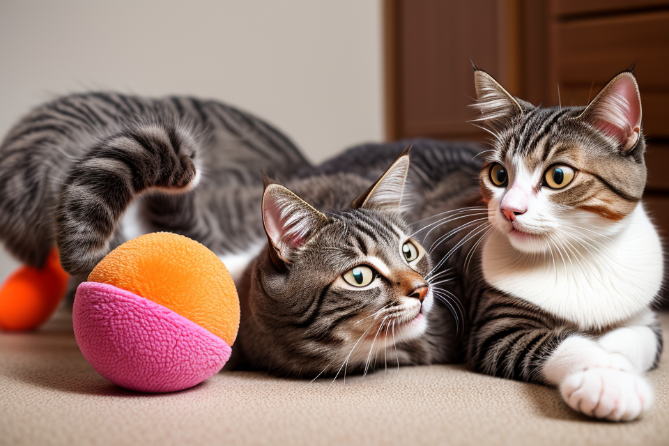 Why are cat toys essential for their physical and mental well-being?